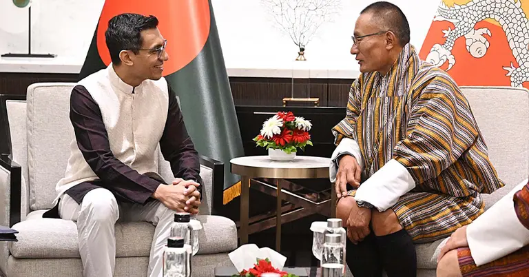 ভুটানের প্রধানমন্ত্রী শেরিং তোবগে ও বিডার চেয়ারম্যান আশিক মাহমুদ